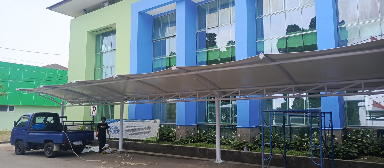 Proyek tenda membrane NUSA PMC
